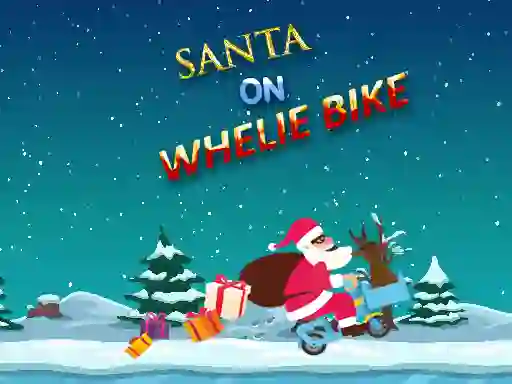Lojë Santa On Wheelie Bike në internet