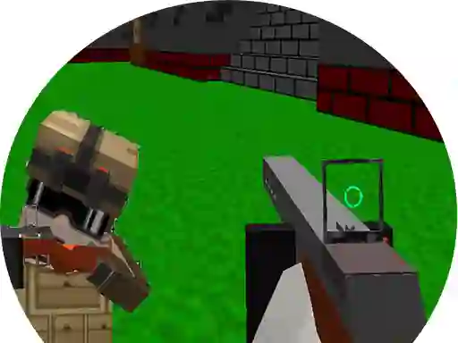 Lojë Blocky Gun 3d Warfare në internet