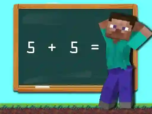 Lojë Noob Math Challenge në internet
