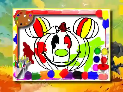 Lojë Halloween Coloring Book në internet
