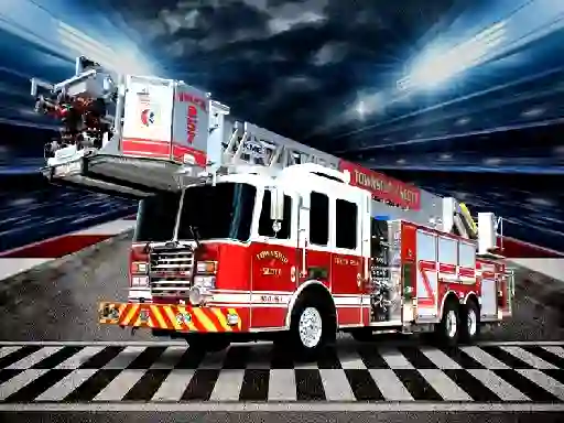 Lojë Fire Trucks Puzzle në internet