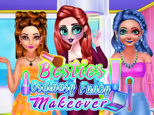 Lojë Besties Ordinary Funky Makeover në internet