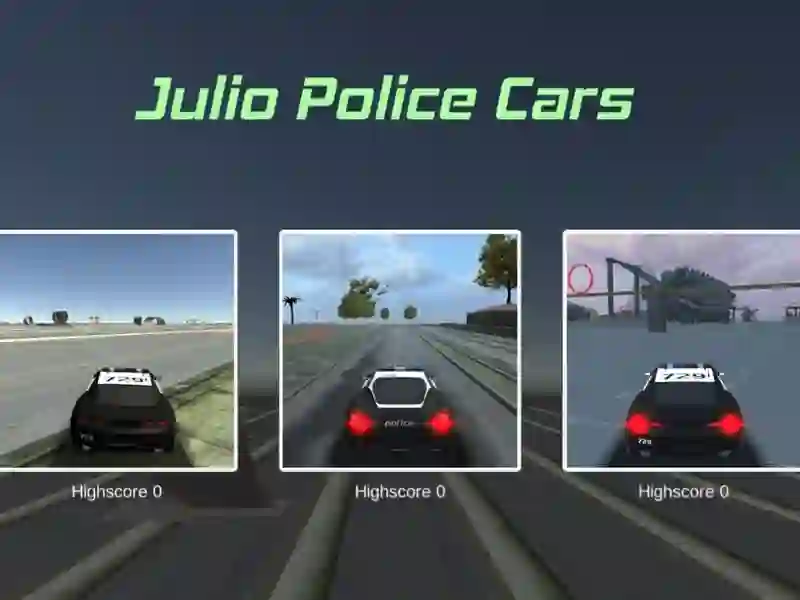 Lojë Julio Police Cars në internet