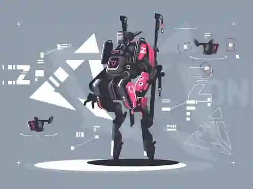 Lojë Alien Robot Warrior Hidden në internet