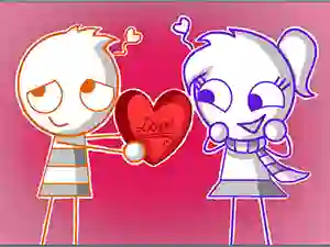 Lojë Valentines Hidden Stars në internet