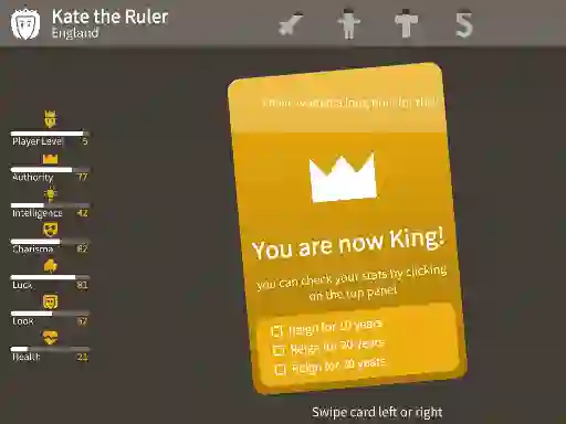 Lojë Kings Card Decisions në internet