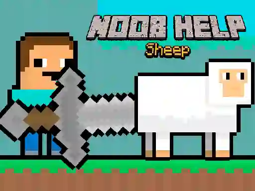 Lojë Noob Help Sheep në internet