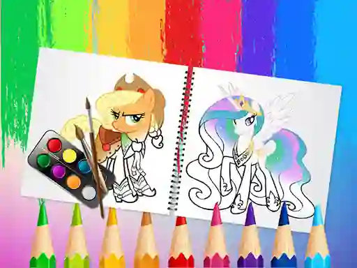 Lojë Sweet Pony Coloring Book në internet