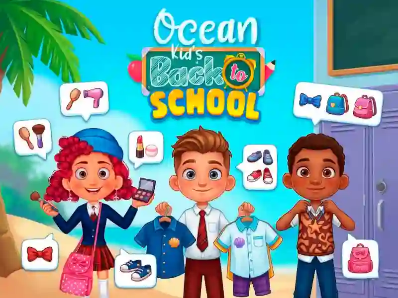 Lojë Ocean Kids Back To School në internet