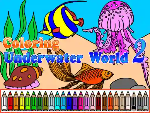 Lojë Сoloring Underwater World 2 në internet