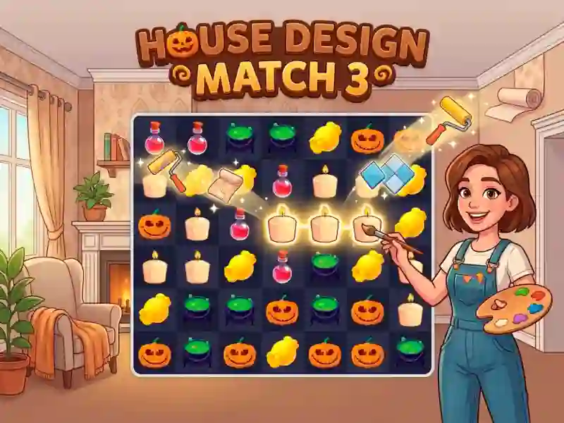 Lojë House Design Match 3 në internet