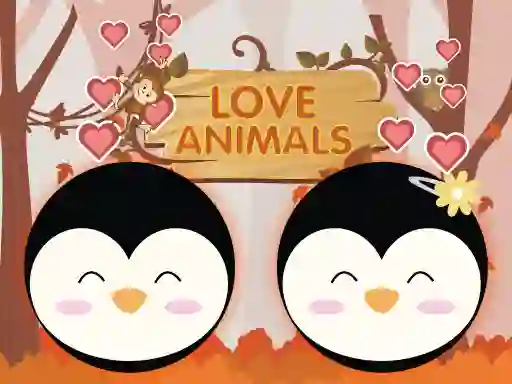 Lojë Love Animals në internet
