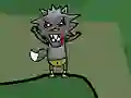 Lojë The Black Wolf Wants Sheep në internet