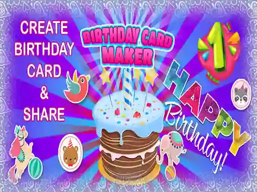 Lojë Birthday Card Maker në internet