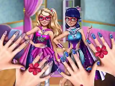 Lojë Princess Superheroes: Beauty Salon në internet