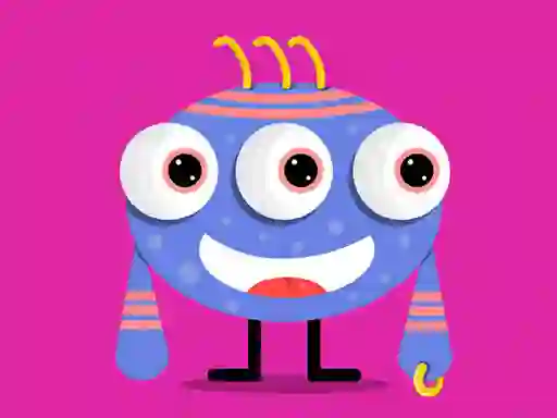 Lojë Cute Little Monsters Memory në internet