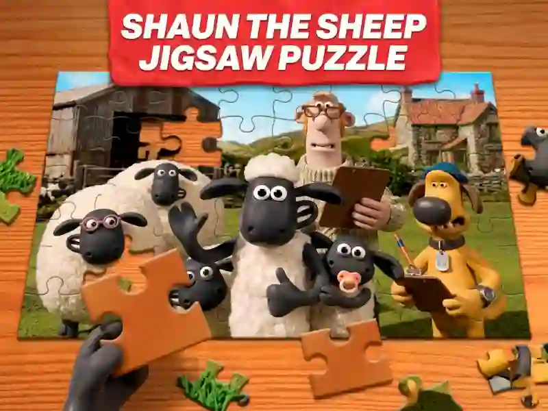 Lojë Shaun the Sheep Jigsaw Puzzle në internet