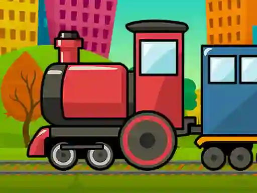 Lojë Train Jigsaw në internet