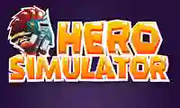 Lojë Simulator hero në internet