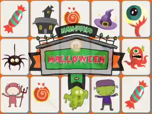 Lojë Halloween Mahjong në internet