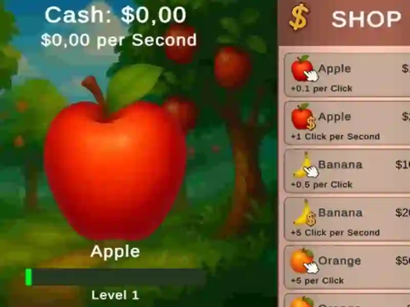 Lojë Fruit Clicker në internet