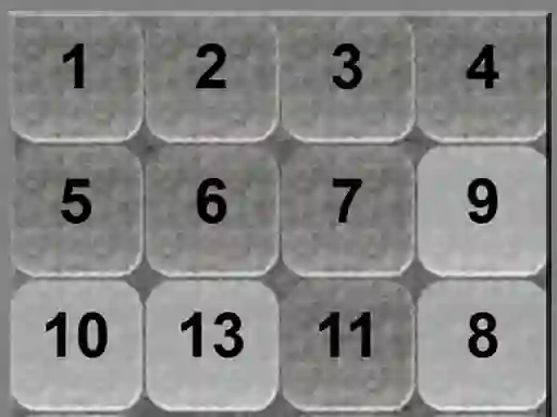 Lojë Classic Sliding Numbers në internet