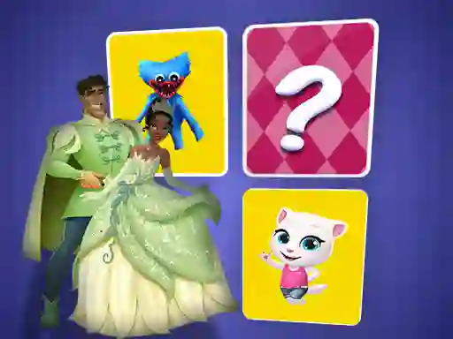 Lojë The Princess and the Frog Memory Card Match në internet