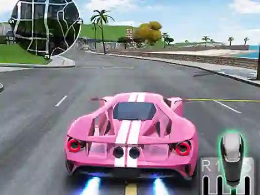 Lojë Traffic Zone Car Racer në internet