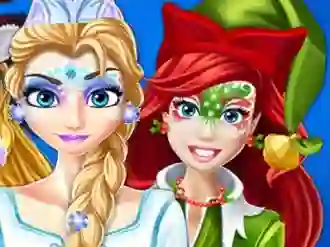 Lojë Christmas Face Painting në internet