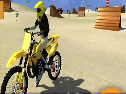 Lojë Motor Cycle Beach Stunt në internet