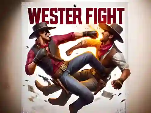 Lojë Western Fight në internet