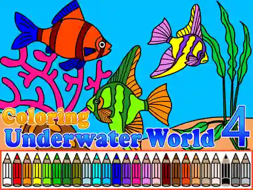 Lojë Coloring Underwater World 4 në internet