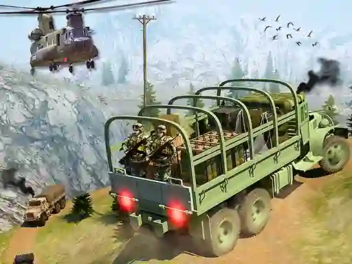 Lojë Army Cargo Transport Driving në internet