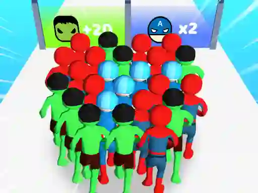 Lojë Count Masters: Superhero në internet