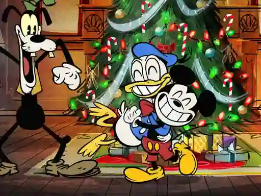 Lojë Preparing Mickey For Christmas Match 3 në internet