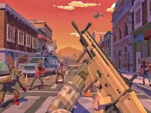 Lojë Polygon War Z Zombie në internet