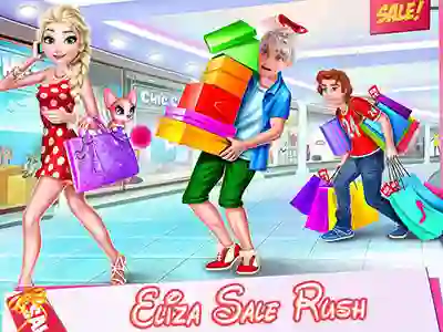 Lojë Eliza Sale Rush në internet