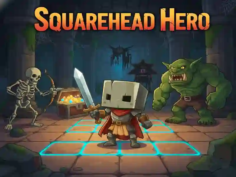 Lojë Squarehead Hero në internet