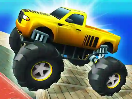 Lojë Monster Truck Port Stunt në internet