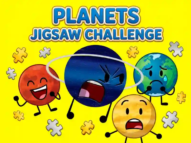 Lojë Planets Jigsaw Challenge në internet