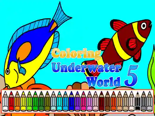 Lojë Coloring Underwater World 5 në internet