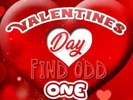Lojë Valentines Day Find Odd One në internet