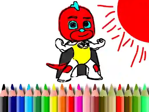Lojë Back To School: Mask Boy Coloring në internet