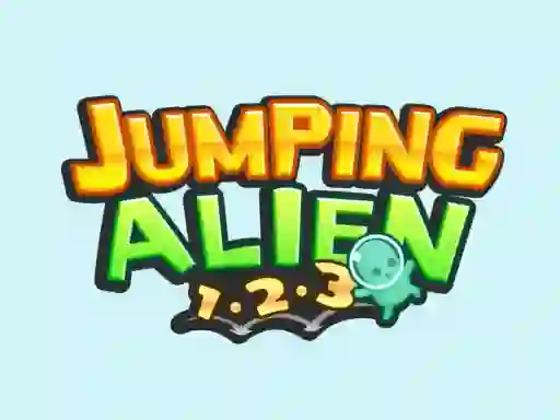 Lojë Jumping Alien 1.2.3 në internet