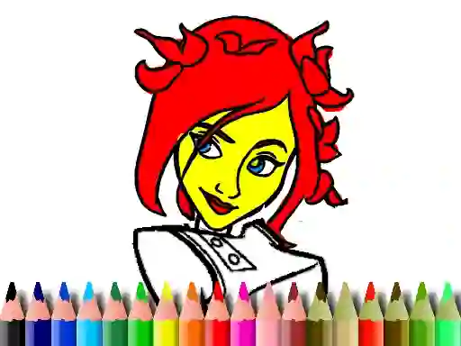 Lojë Back To School: Cute Girl Coloring në internet