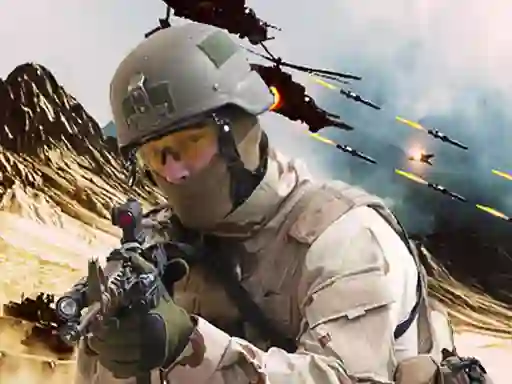 Lojë Modern Commando Combat në internet