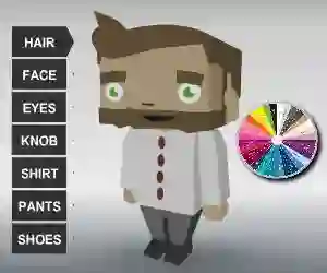 Lojë Coloring Bloxy Boy në internet