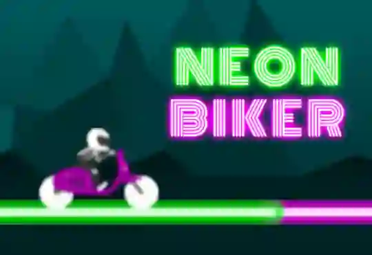 Lojë Neon Biker në internet