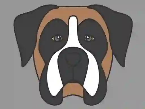 Lojë Doggy Face Coloring në internet