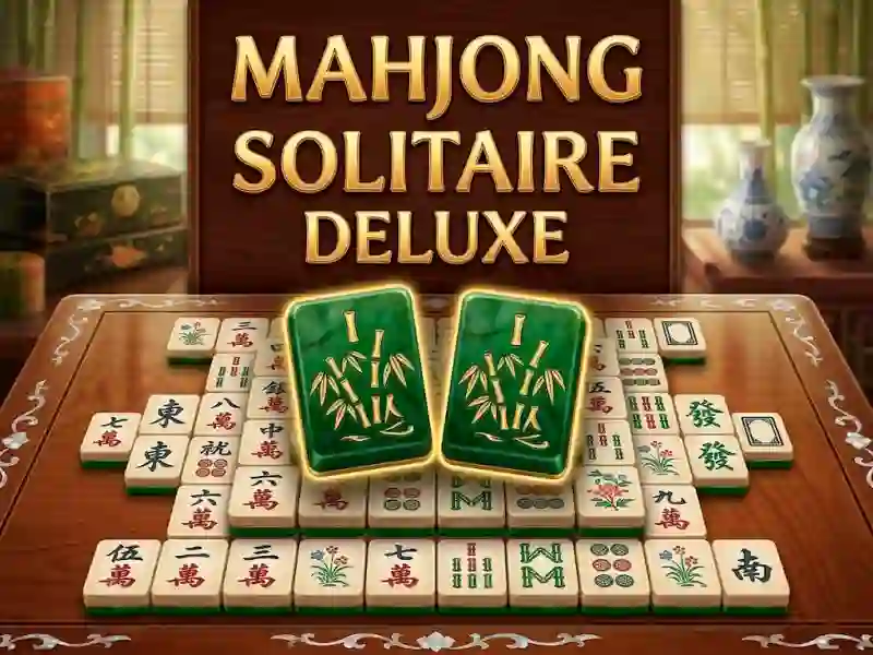 Lojë Mahjong Solitaire Deluxe në internet